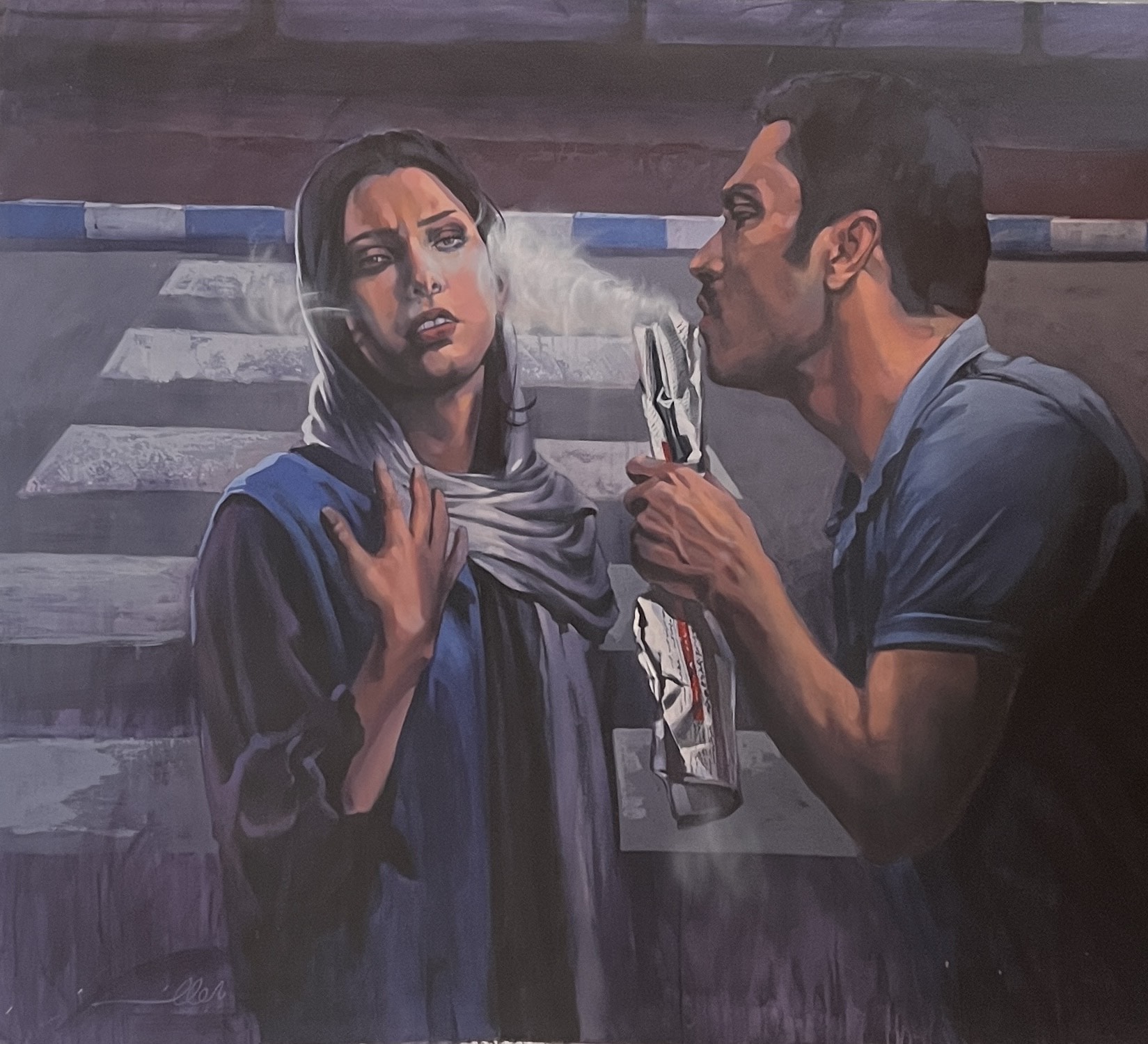 نمایشگاه آثار محمود باجلان